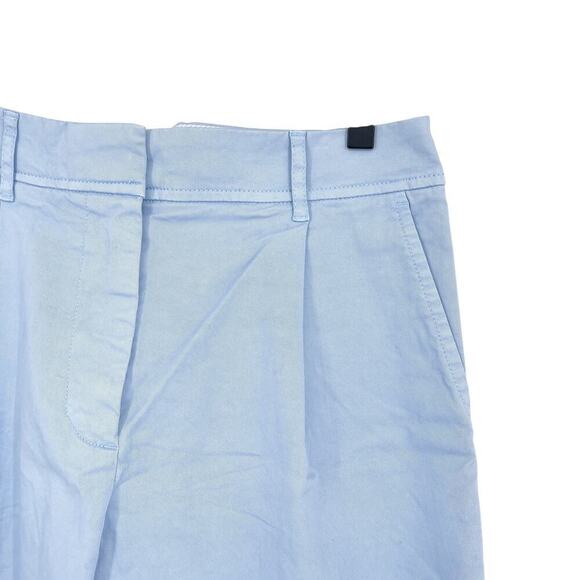 J.Crew Wide-Leg Pleated Chino Pant in Light Blue Women's Size 4 - Picture 7 of 7